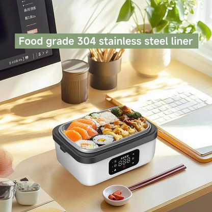 Portable Electric Lunch Box, USB-Rechargeable Heated Lunch Box, Food Heater for Home, Office, School and Picnic