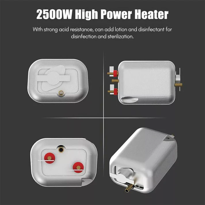 מנקה קיטור ידני 2500W לרכב ולבית – ניקוי עוצמתי בטמפרטורה גבוהה עם עיצוב נייד ורב-שימושי